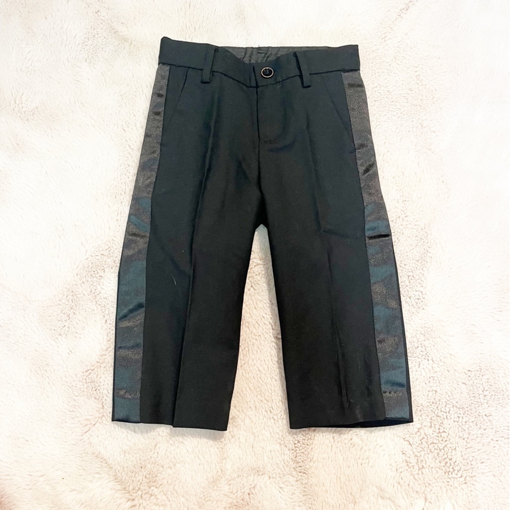 NWT JANIE & JACK x Rachel Zoe Black Tuxedo Pants 12-18 Months